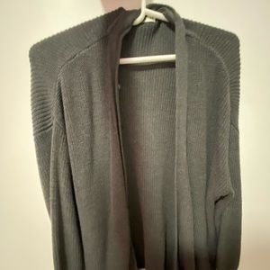 Long grey cardigan